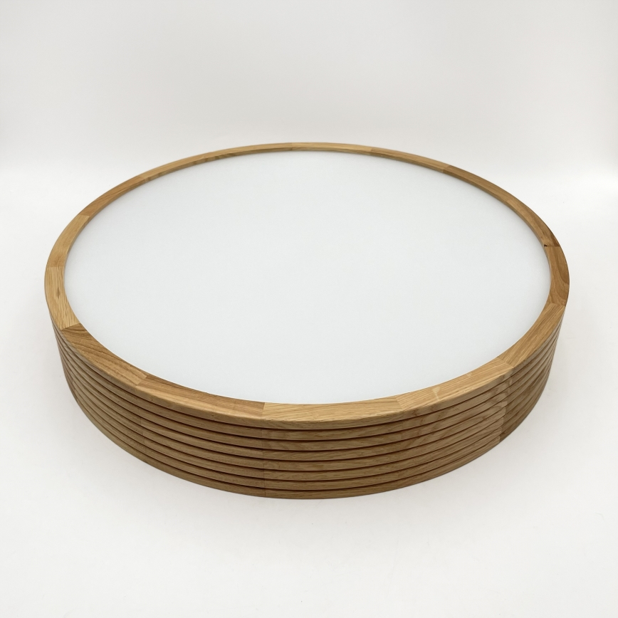 Brilagi - Plafonnier LED CARVALHO MODERN 3xE27/60W/230V Ø 47,5 cm chêne