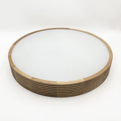 Brilagi - Plafonnier LED CARVALHO MODERN, 4x E27 (max. 60 W) / 230 V, finition chêne, Ø 57,5 cm