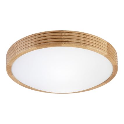 Brilagi - Plafonnier LED CARVALHO MODERN SLIM 2xE27/60W/230V Ø 37,5 cm chêne