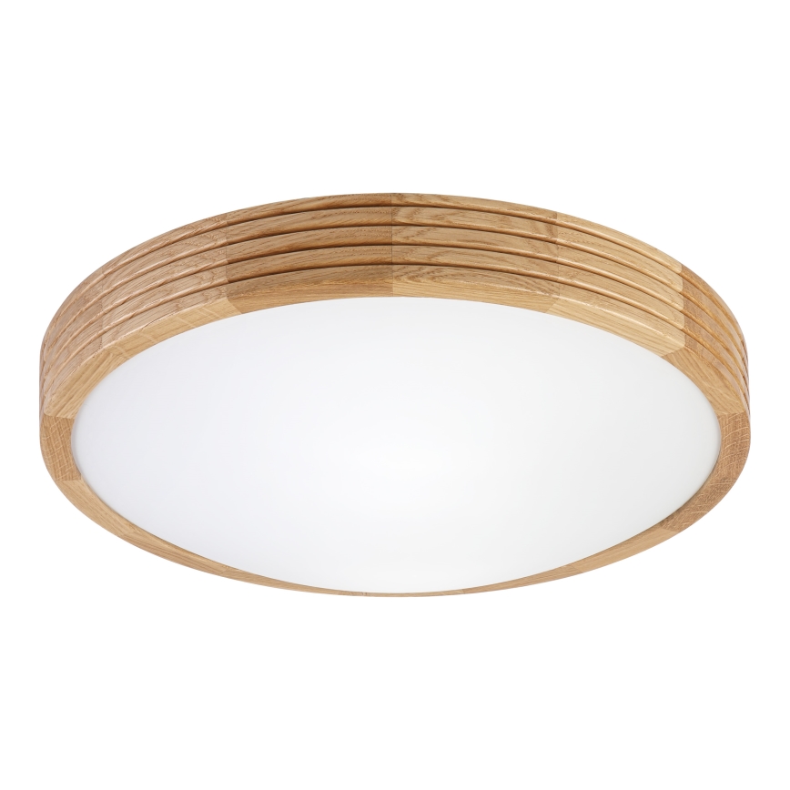 Brilagi - Plafonnier LED CARVALHO MODERN SLIM 2xE27/60W/230V Ø 37,5 cm chêne
