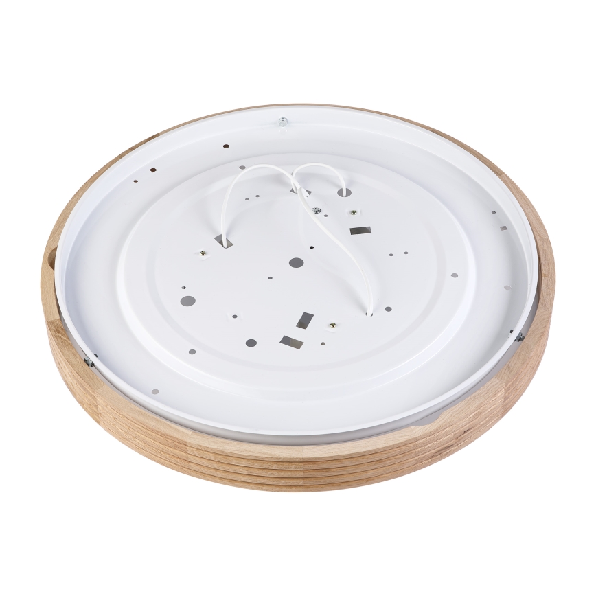 Brilagi - Plafonnier LED CARVALHO MODERN SLIM 3xE27/60W/230V Ø 47,5 cm chêne