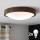 Brilagi - Plafonnier LED CARVALHO SLIM 2xE27/15W/230V, finition chêne/noyer, Ø 37 cm