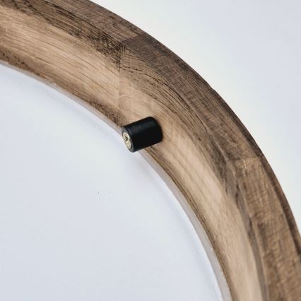Brilagi - Plafonnier LED CARVALHO SLIM 2xE27/60W/230V chêne noyer d. 37 cm