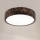 Brilagi - Plafonnier LED CARVALHO SMOKEY LED/36W/230V chêne Ø 37,5 cm