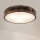 Brilagi - Plafonnier LED CARVALHO SMOKEY LED/36W/230V chêne Ø 47,5 cm