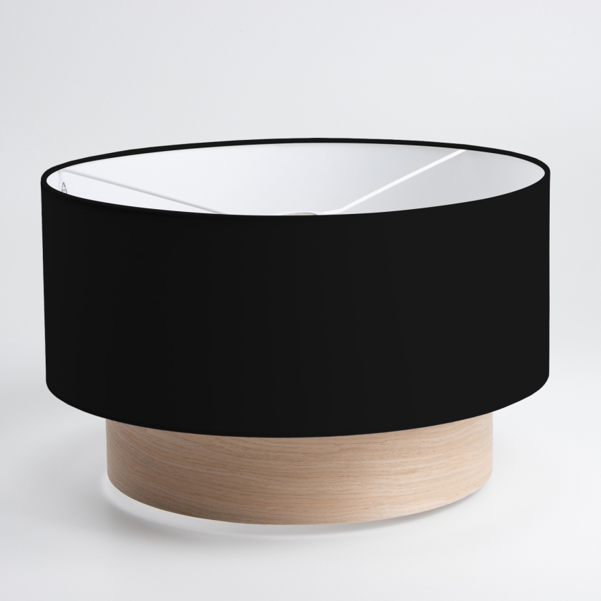 Brilagi - Plafonnier LED CERIA 1xE27/40W/230V Ø 50 cm noir/beige