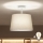 Brilagi - Plafonnier LED CERIA 1xE27/60W/230V Ø 30 cm blanc/gris