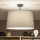 Brilagi - Plafonnier LED CERIA 1xE27/60W/230V Ø 45 cm noir/gris