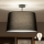 Brilagi - Plafonnier LED CERIA 1xE27/60W/230V Ø 45 cm noir