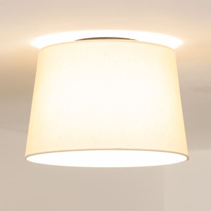 Brilagi - Plafonnier LED CERIA à montage en surface 1xE27/40W/230V Ø 30 cm beige