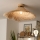 Brilagi - Plafonnier LED CERIA BOHO 1xE27/40W/230V Ø 100 cm rotin/chêne