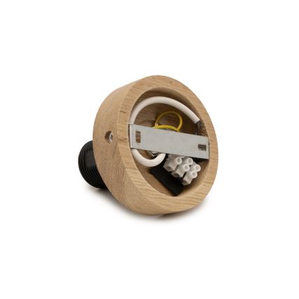 Brilagi - Plafonnier LED CERIA BOHO 1xE27/40W/230V Ø 100 cm rotin/chêne