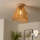 Brilagi - Plafonnier LED CERIA BOHO 1xE27/40W/230V Ø 30 cm marron/chêne