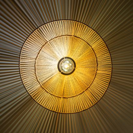 Brilagi - Plafonnier LED CERIA BOHO 1xE27/40W/230V Ø 50 cm marron