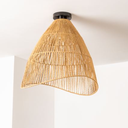 Brilagi - Plafonnier LED CERIA BOHO 1xE27/40W/230V Ø 50 cm marron