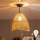 Brilagi - Plafonnier LED CERIA BOHO 1xE27/60W/230V Ø 30 cm noir/marron