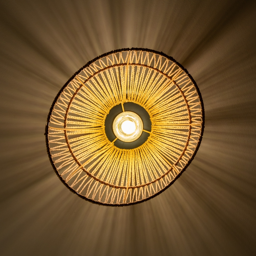 Brilagi - Plafonnier LED CERIA BOHO à montage en surface 1xE27/40W/230V Ø 30 cm marron