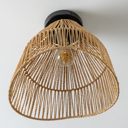 Brilagi - Plafonnier LED CERIA BOHO à montage en surface 1xE27/40W/230V Ø 30 cm marron