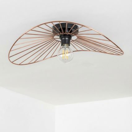 Brilagi - Plafonnier LED CERIA WIRE 1xE27/40W/230V 40x56 cm bronze