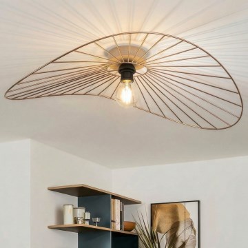 Brilagi - plafonnier LED CERIA WIRE 1xE27/40W/230V 60x80 cm bronze/chêne