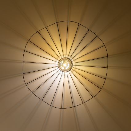 Brilagi - Plafonnier LED CERIA WIRE 1xE27/40W/230V Ø 80 cm noir