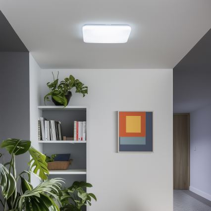 Brilagi - Plafonnier LED dimmable SMART LED/24W/230V 43x43 cm 3000-6000K Wi-Fi Tuya Beacon + télécommande
