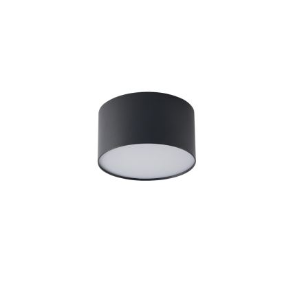 Brilagi - Plafonnier LED de salle de bains FORIS LED/9W/230V Ø 9 cm noir IP44