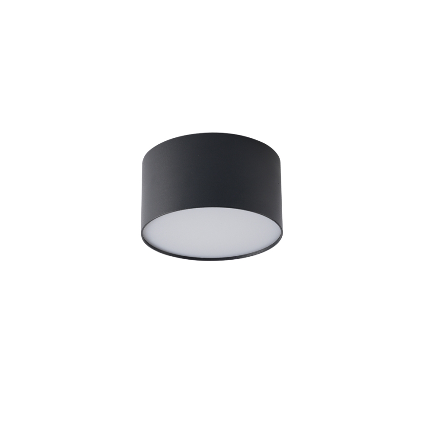 Brilagi - Plafonnier LED de salle de bains FORIS LED/9W/230V Ø 9 cm noir IP44