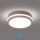 Brilagi - Plafonnier LED d'extérieur avec détecteur BENE LED/18W/230V Ø 21,5 cm brun IP54