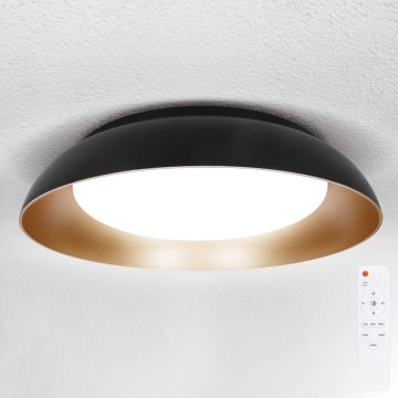 Brilagi - Plafonnier LED dimmable ALVA LED/48W/230V 3000-6500K Ø 51 cm noir + télécommande