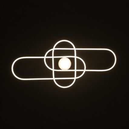 BRILAGI - Plafonnier LED dimmable APOLLO LED/58W/230V 3000-6500K 43,2x101,2 cm chrome mat + télécommande