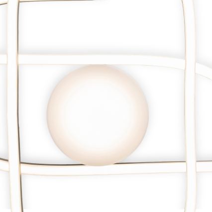 BRILAGI - Plafonnier LED dimmable APOLLO LED/58W/230V 3000-6500K 43,2x101,2 cm chrome mat + télécommande