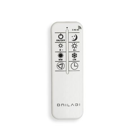 BRILAGI - Plafonnier LED dimmable APOLLO LED/58W/230V 3000-6500K 43,2x101,2 cm chrome mat + télécommande