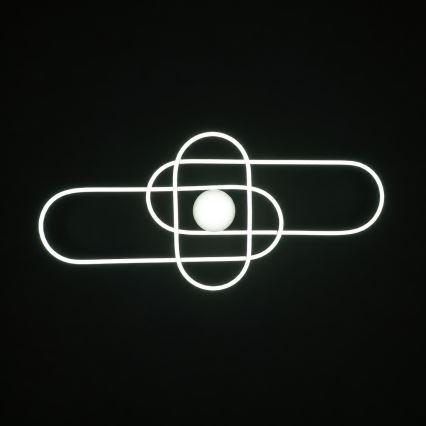 BRILAGI - Plafonnier LED dimmable APOLLO LED/58W/230V 3000-6500K 43,2x101,2 cm noir + télécommande