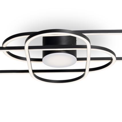 BRILAGI - Plafonnier LED dimmable APOLLO LED/58W/230V 3000-6500K 43,2x101,2 cm noir + télécommande