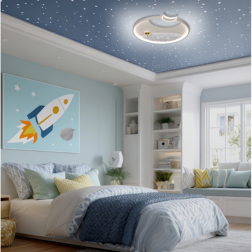 Brilagi - Plafonnier LED dimmable ASTRO LED/20W/230V 3000-6000K + télécommande