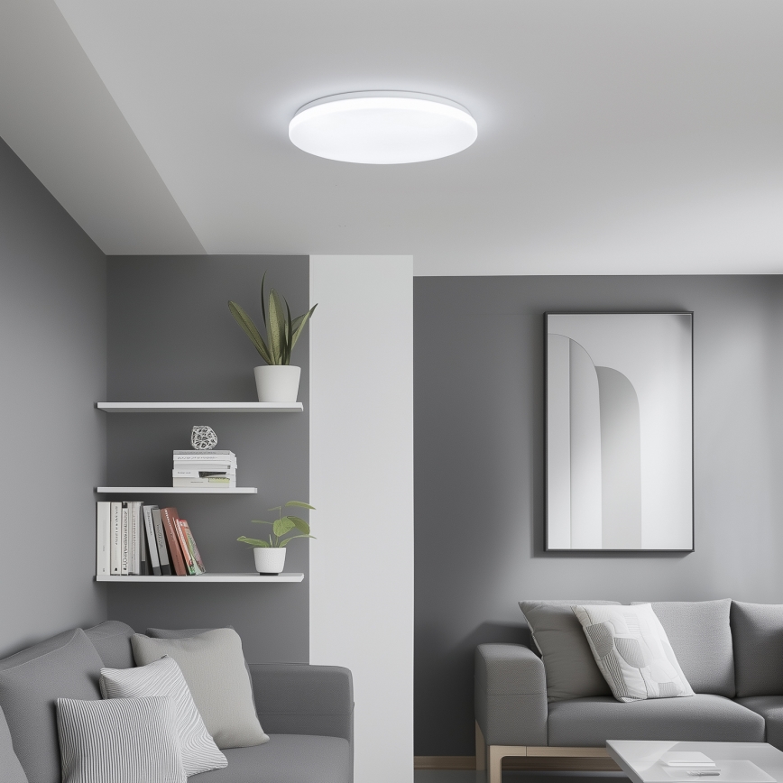 Brilagi - Plafonnier LED dimmable SMART LED/24W/230V Ø 38 cm 3000–6000K Wi‑Fi Tuya Beacon + télécommande