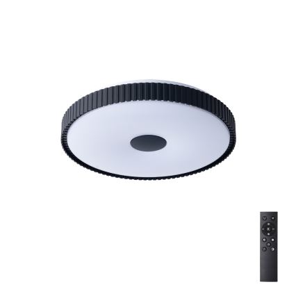 Brilagi - Plafonnier LED dimmable CORVO LED/72W/230V 3000-6000K noir Ø 50 cm + télécommande