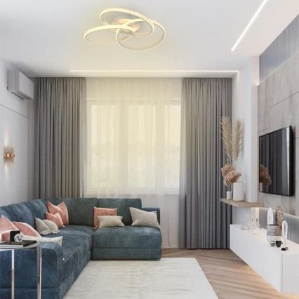 Brilagi - Plafonnier LED dimmable COSMOWAVE LED/70W/230V 3000-6500K + télécommande