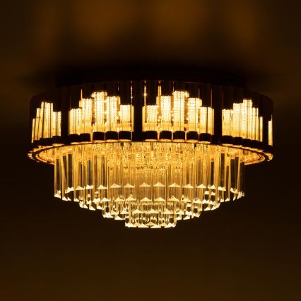 BRILAGI - Plafonnier LED dimmable CROWN LED/41W/230V 3000-6000K Ø 48 cm doré + télécommande