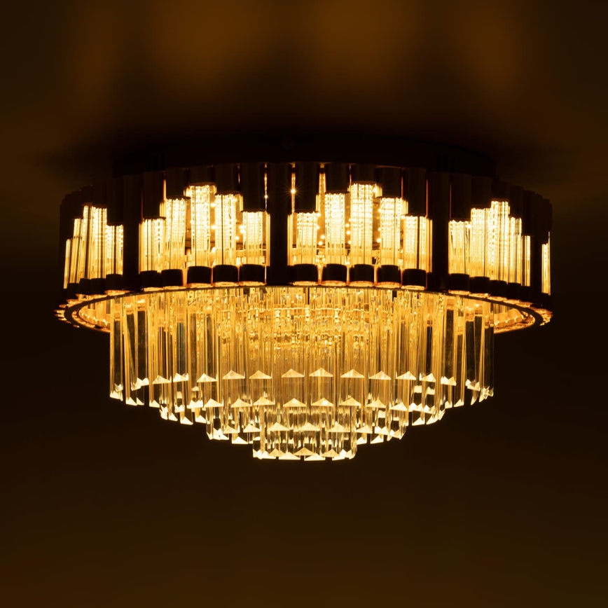 BRILAGI - Plafonnier LED dimmable CROWN LED/41W/230V 3000-6000K Ø 48 cm doré + télécommande