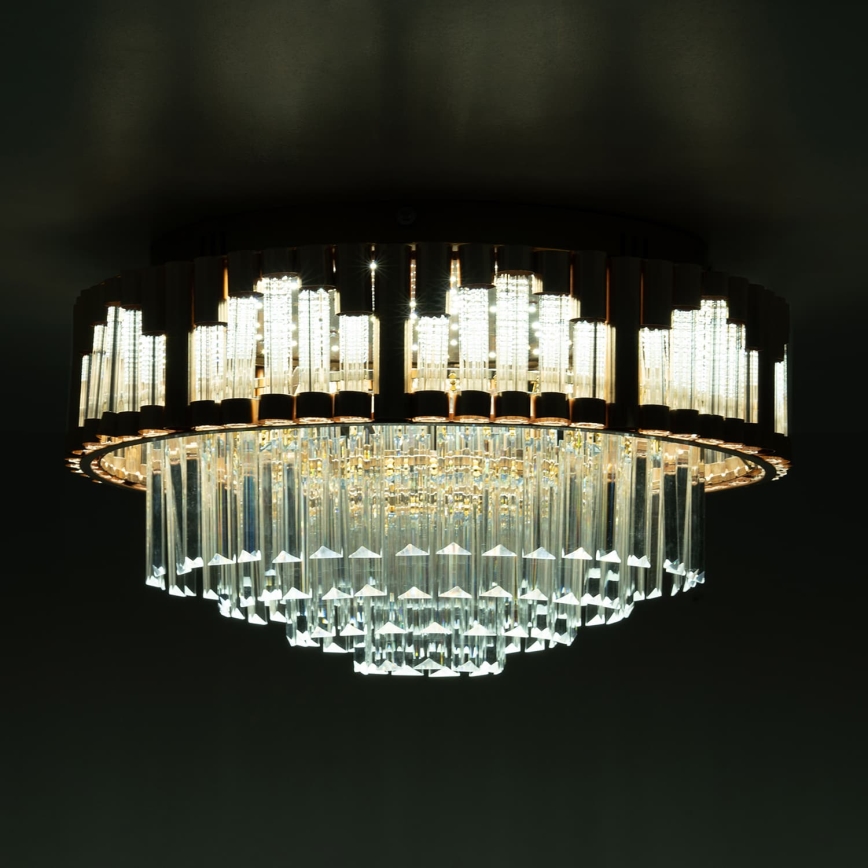 BRILAGI - Plafonnier LED dimmable CROWN LED/41W/230V 3000-6000K Ø 48 cm doré + télécommande