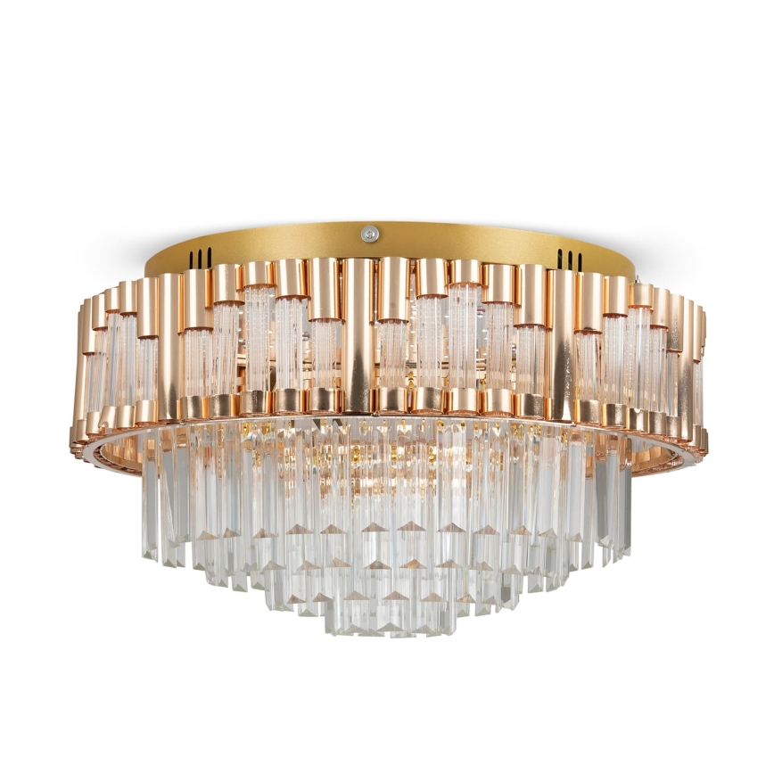 BRILAGI - Plafonnier LED dimmable CROWN LED/41W/230V 3000-6000K Ø 48 cm doré + télécommande