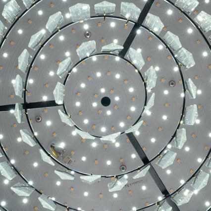 BRILAGI - Plafonnier LED dimmable CROWN LED/41W/230V 3000-6000K Ø 48 cm noir + télécommande