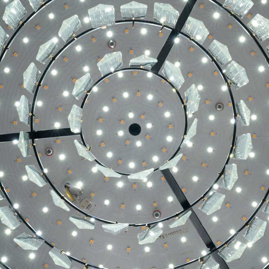 BRILAGI - Plafonnier LED dimmable CROWN LED/41W/230V 3000-6000K Ø 48 cm noir + télécommande