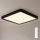 Brilagi - Plafonnier LED dimmable ESTELA SQUARE LED/36W/230V 3000-6500K 31x31 cm noir + télécommande