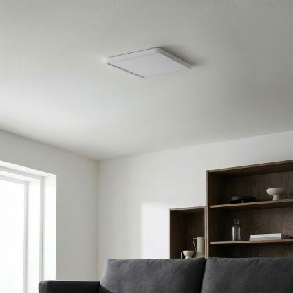 Brilagi - Plafonnier LED dimmable ESTELA SQUARE LED/36W/230V 3000-6500K 31x31 cm blanc + télécommande