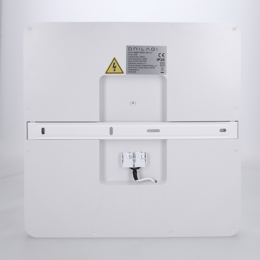 Brilagi - Plafonnier LED dimmable ESTELA SQUARE LED/36W/230V 3000-6500K 31x31 cm blanc + télécommande