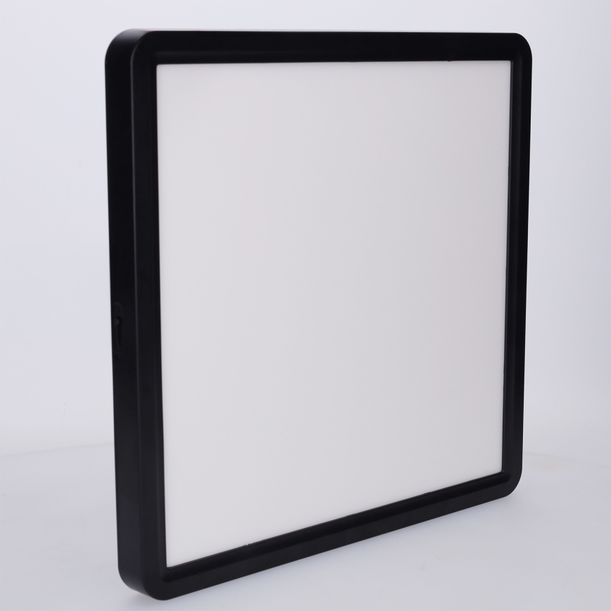 Brilagi - Plafonnier LED dimmable ESTELA SQUARE LED/36W/230V 3000-6500K 31x31 cm noir + télécommande