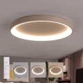 BRILAGI - Plafonnier LED dimmable FALCON II LED/108W/230V 3000-6500K pr. 80 cm beige + télécommande